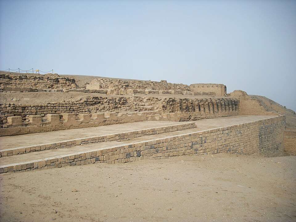The terraces of the Temple of the Sun, Pachacamac